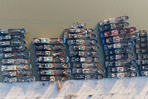 Hafen in Qingdao: Auch die chinesische Stadt ist, ähnlich wie Kiel, maritim geprägt