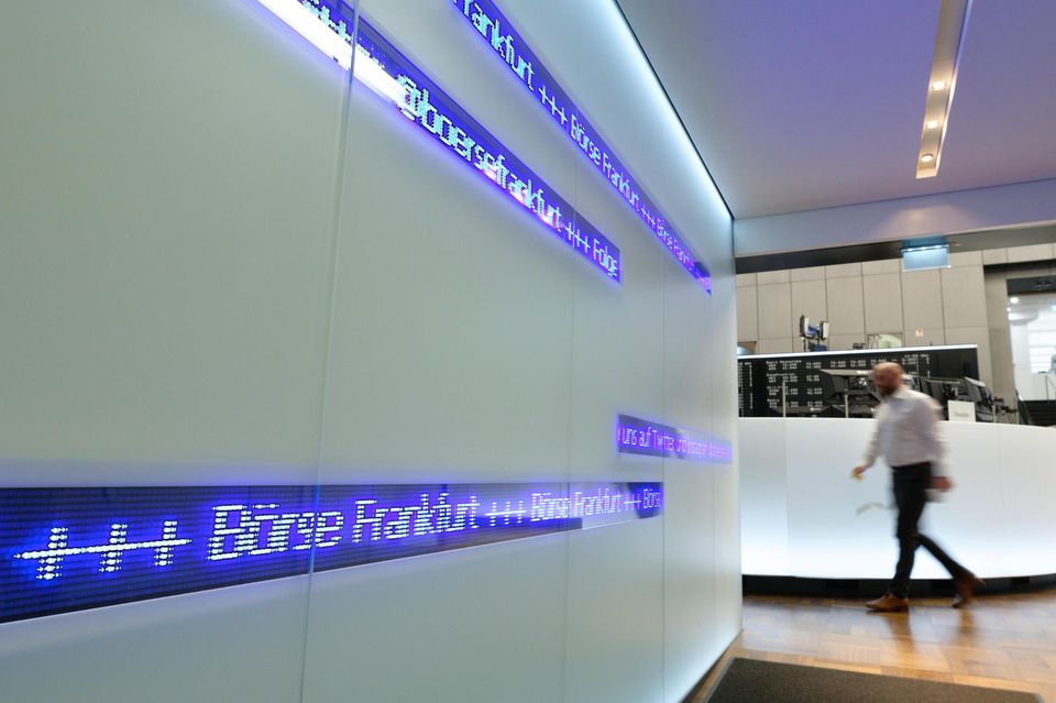 Handelssaal der Frankfurter Börse