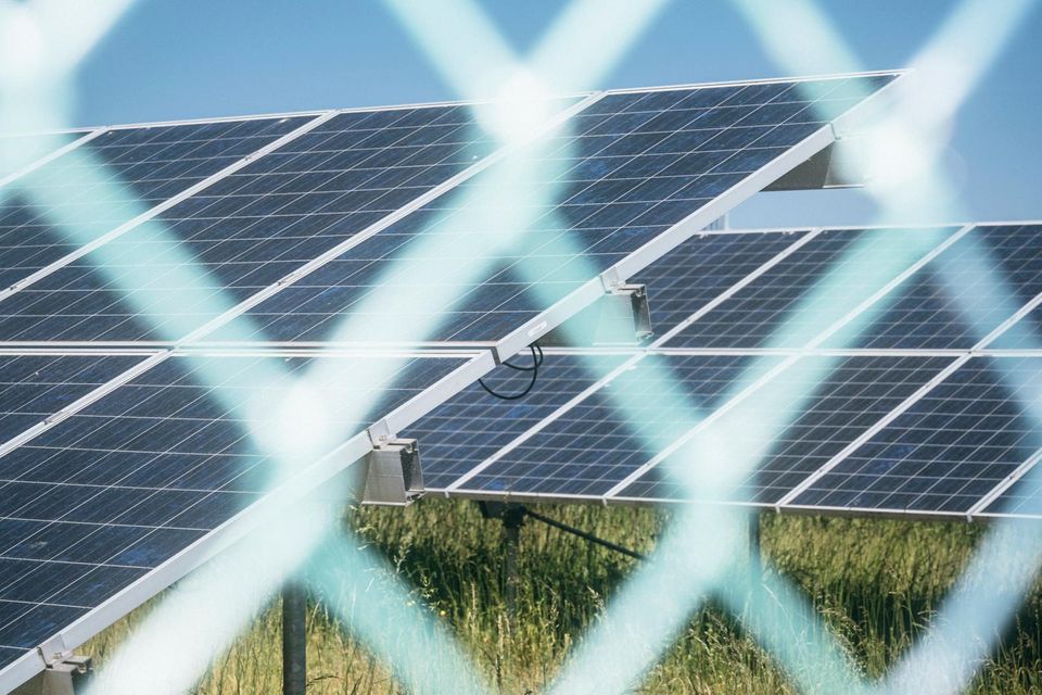 Solarmodule in Bitterfeld-Wolfen