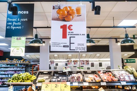 Die Lebensmittel in spanischen Supermärkten sind zuletzt nur noch um 13,5 Prozent gestiegen – immer noch ein hoher Wert, aber deutlich rückläufig