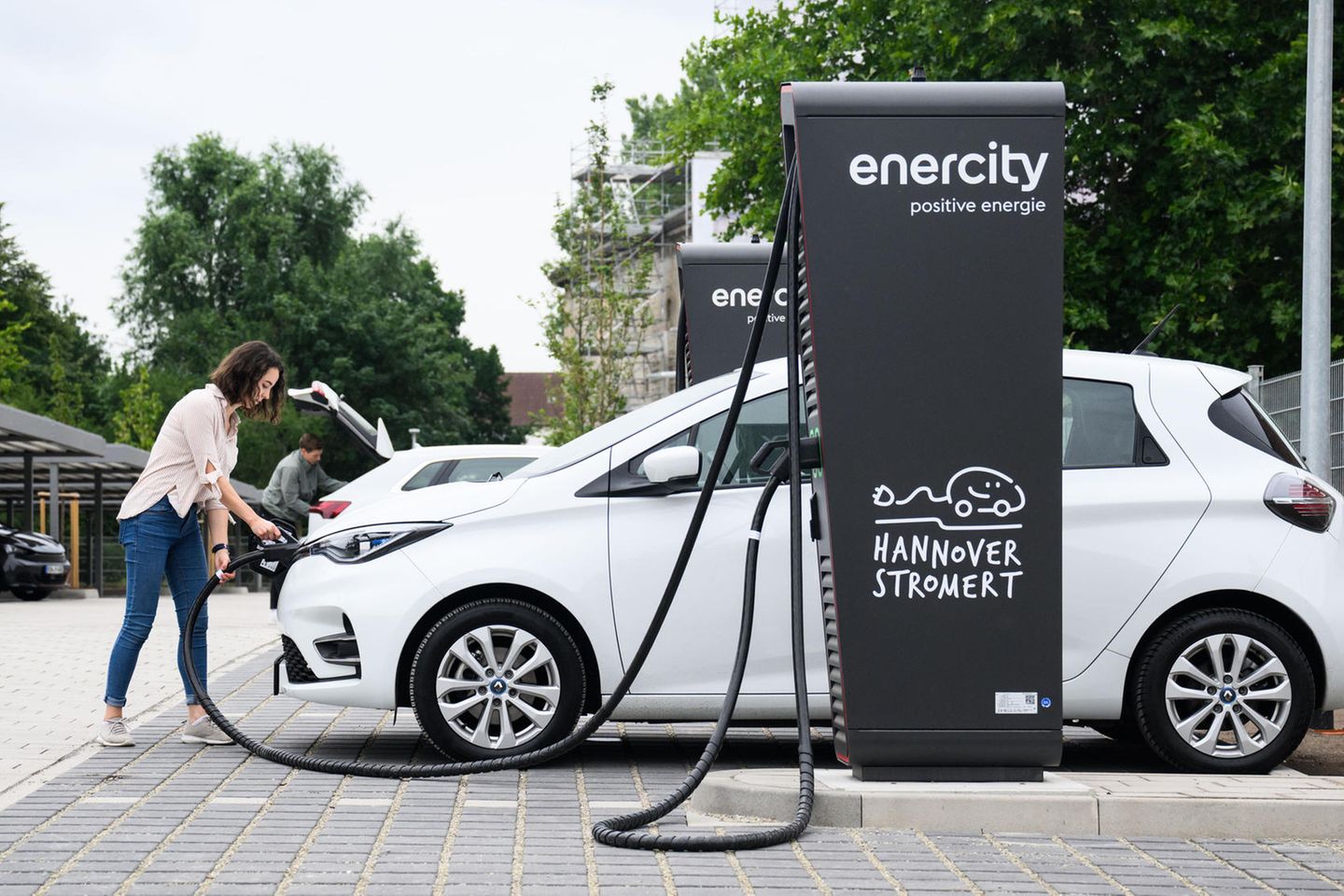 Ladepark für Elektroautos von Enercity in Hannover