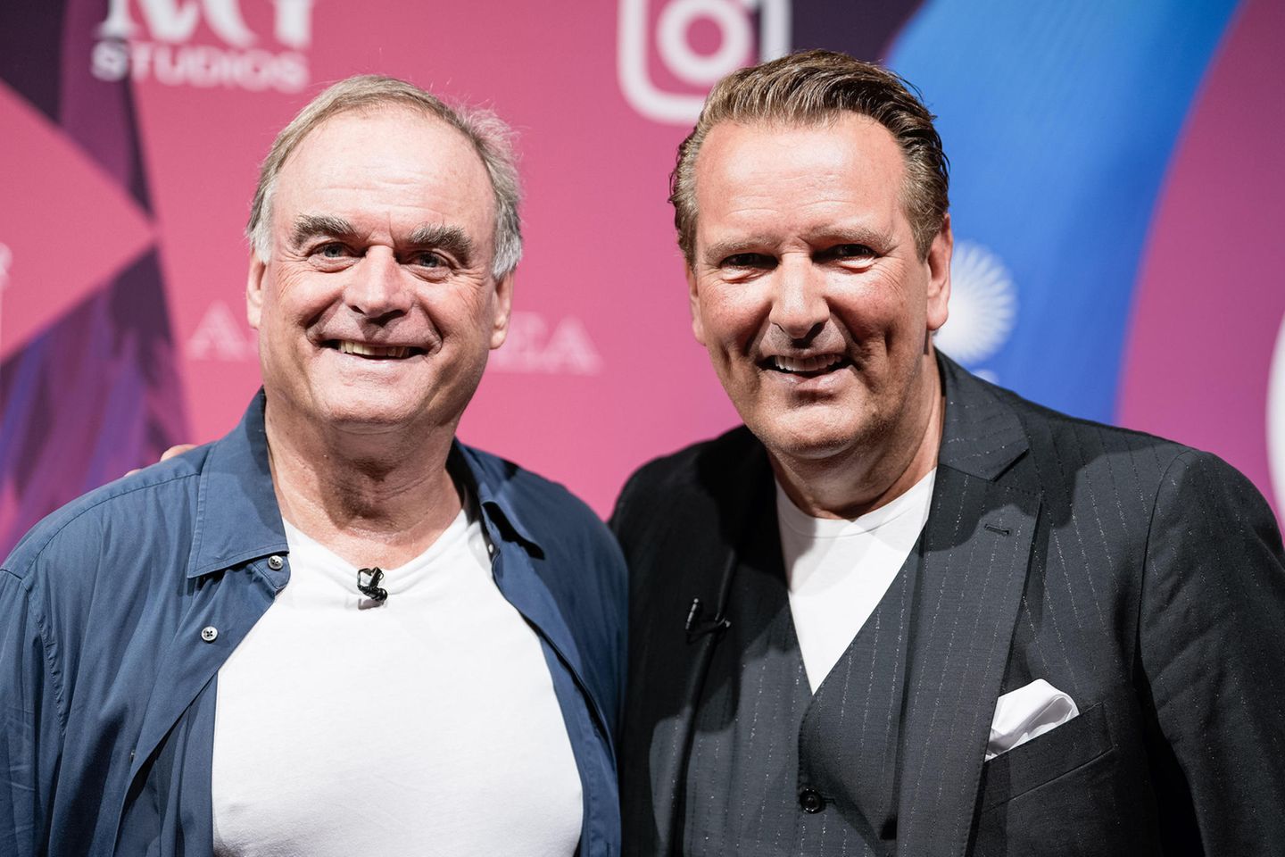 Georg Kofler (links) und Ralf Dümmel 2022 in Essen