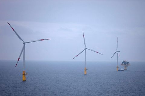Offshore Windpark Baltic 1 in der Ostsee
