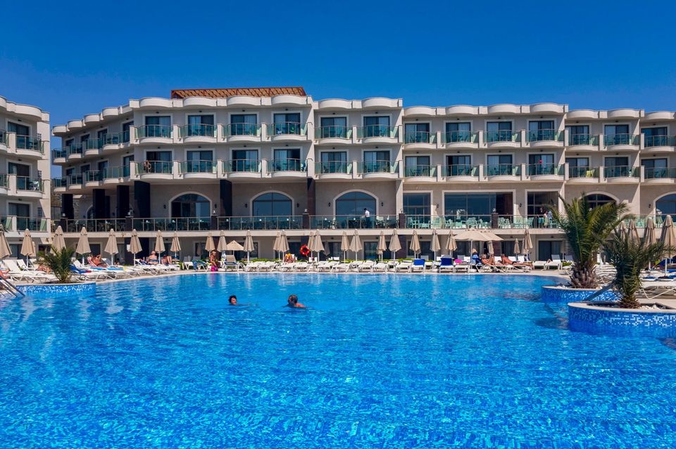 Hotel und Poolanlage in Bodrum