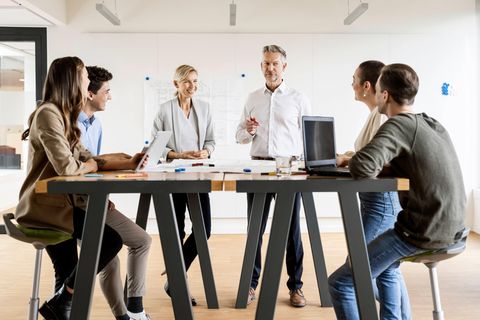 Meeting im Büro