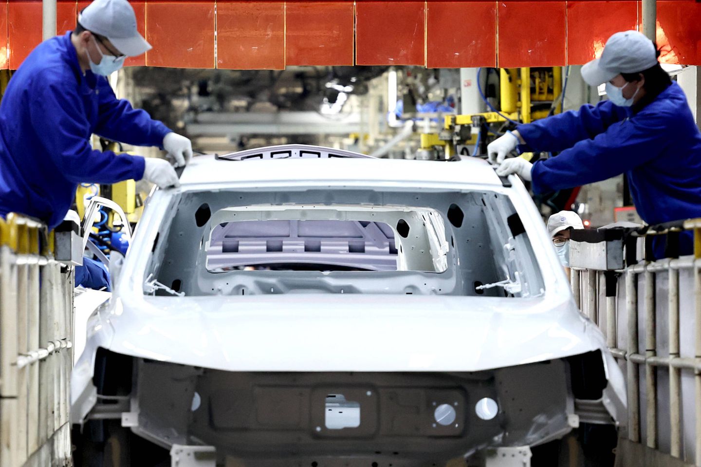 Autoproduktion in China: Deutsche Schlüsselindustrien kämpfen in der EU zunehmend mit chinesischer Konkurrenz.
