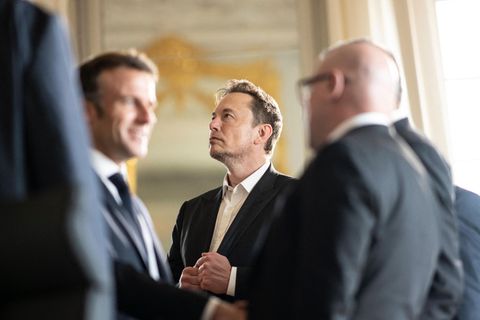 Neu-Twitter-Eigner Elon Musk im Mai 2023 in Paris