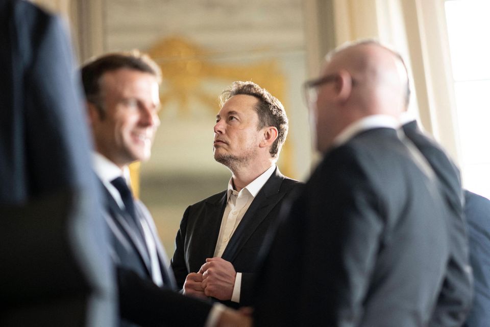 Neu-Twitter-Eigner Elon Musk im Mai 2023 in Paris