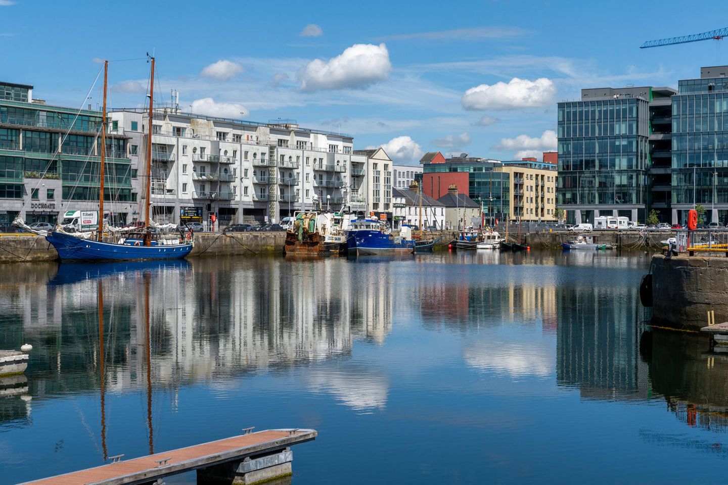 Hafen von Galway, Irland