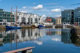 Hafen von Galway, Irland
