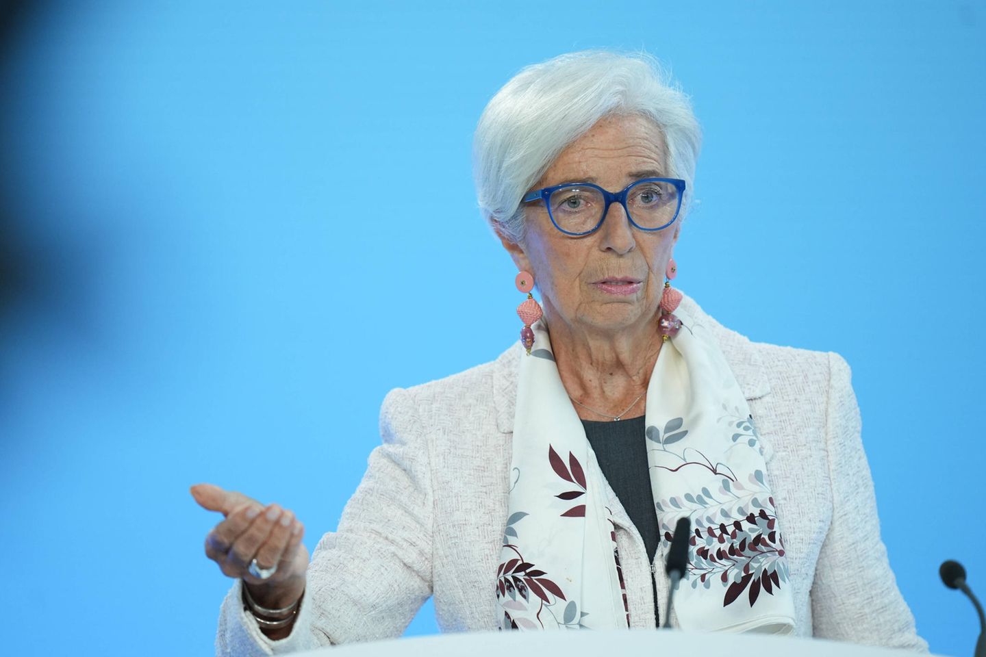 EZB-Präsident Christine Lagarde sieht den Kampf gegen die Inflation noch nicht beendet