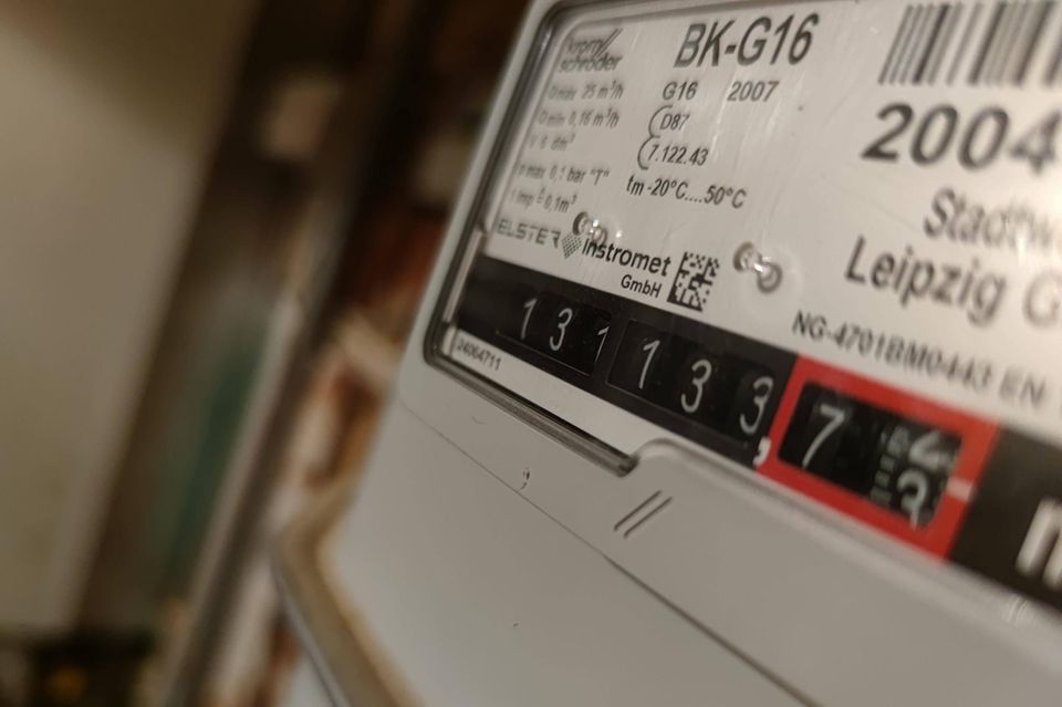 Gaszähler im Keller eines Altbaus Gaszähler im Keller eines Altbaus