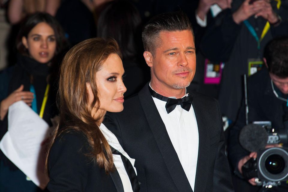 Angelina Jolie und Brad Pitt, heute 48 und 59, bei den British Academy Film Awards 2014