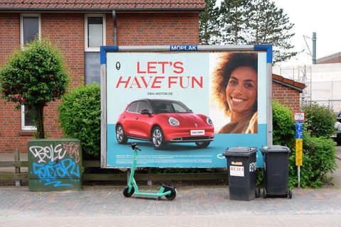 Werbeplakat für den Ora Funky