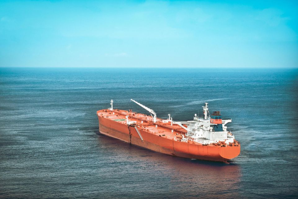 Öltanker auf hoher See
