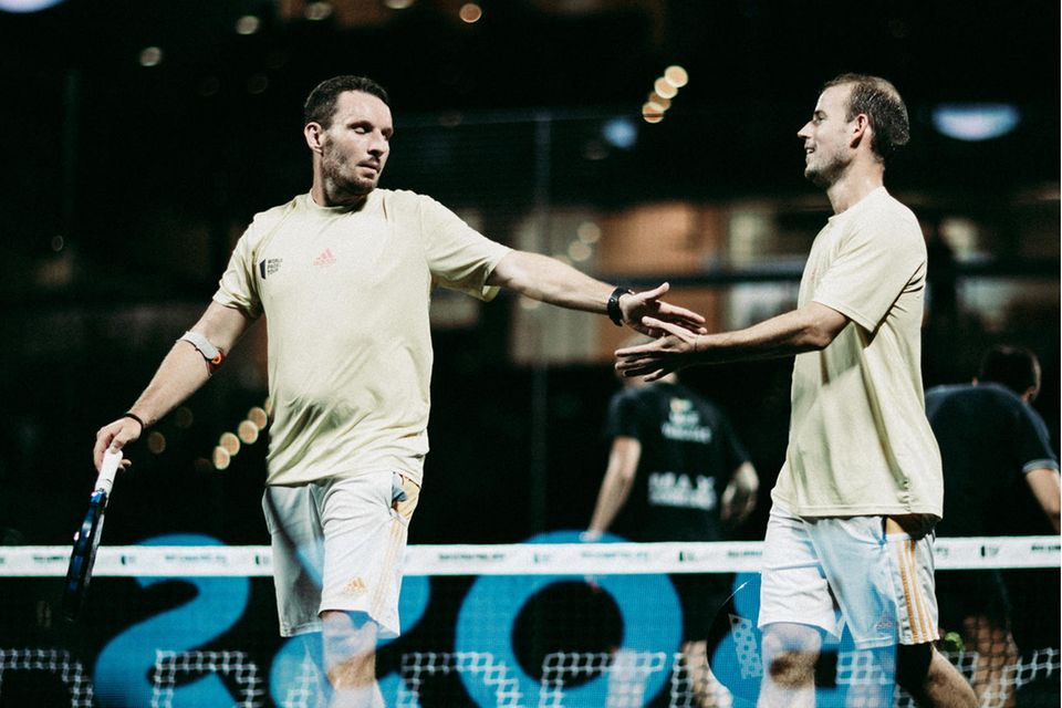 Daniel Lingen mit seinem Partner Vincent Jülich