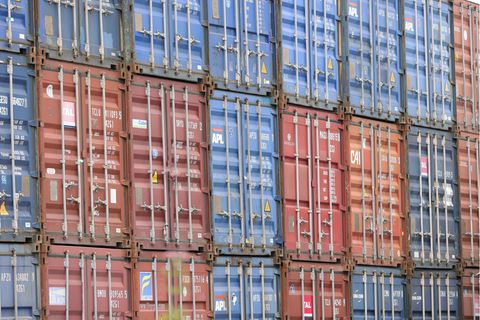 Gestapelte Container