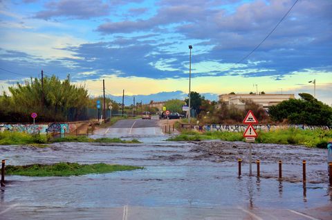 Überschwemmungen in der spanischen Provinz Tarragona im September