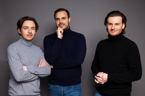 Die Bitpanda-Gründer Christian Trummer, Paul Klanschek und Eric Demuth (von links)