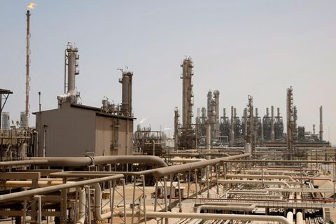Öl-Förderanlage in Saudi-Arabien