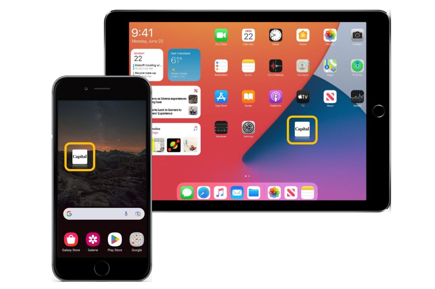 Schnellzugriff: So platzieren Sie Capital auf Ihrem Homescreen