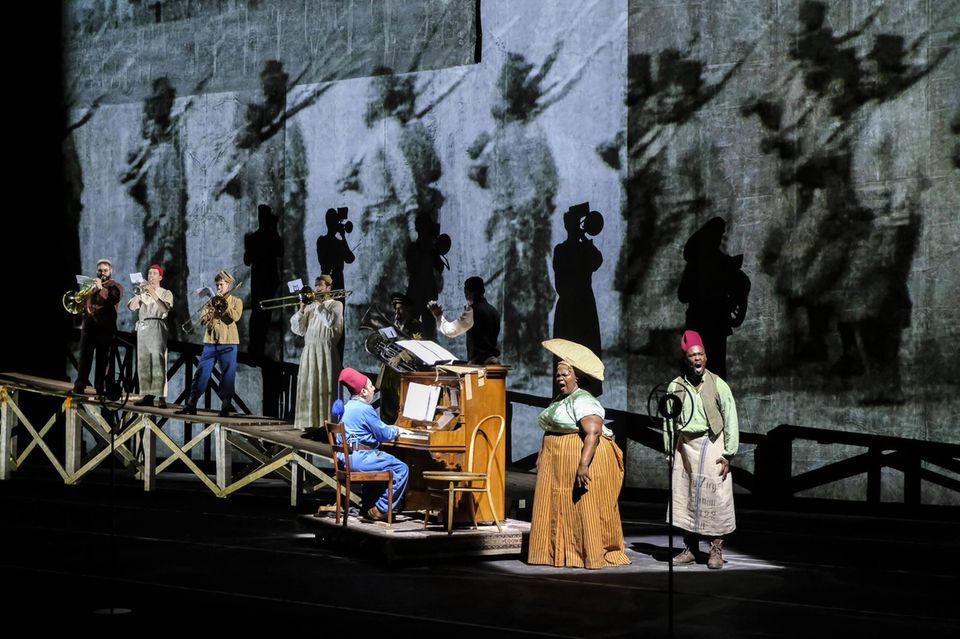 Opernaufführung bei der Ruhrtriennale 2018 in Duisburg