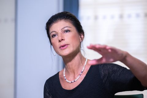 Sahrah Wagenknecht will am Montag ihre Parteigründung offiziell bekanntgeben