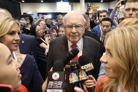 Warren Buffett 2019 auf der Aktionärstagung seiner Firma Berkshire Hathaway