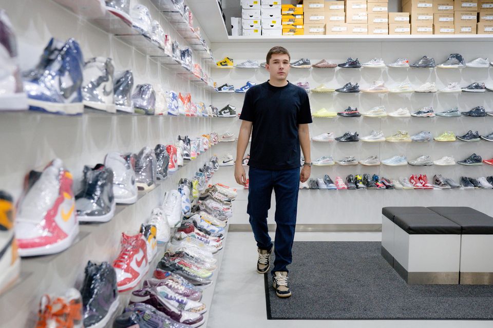 Sneaker-Unternehmer Stepan Timoshin 