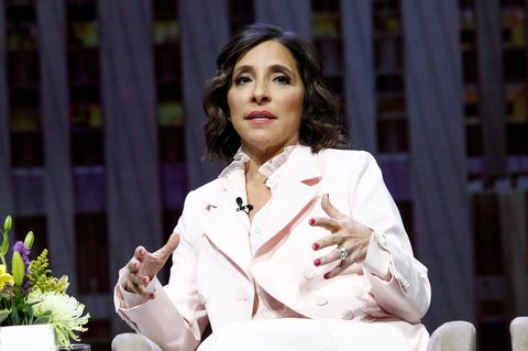 Linda Yaccarino, seit einem Jahr CEO von Elon Musks X, bei einem Auftritt 2020 in Las Vegas