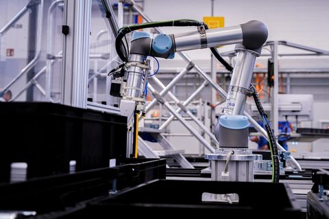 In Erlangen will Siemens eine Plattform für den Aufbau von Produktionsanlagen  entwickeln