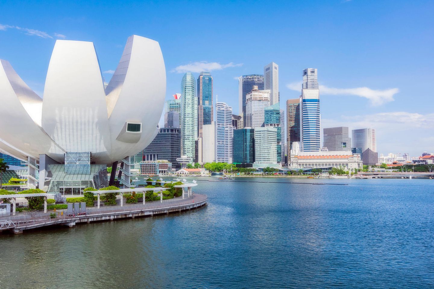 Skyline von Singapur