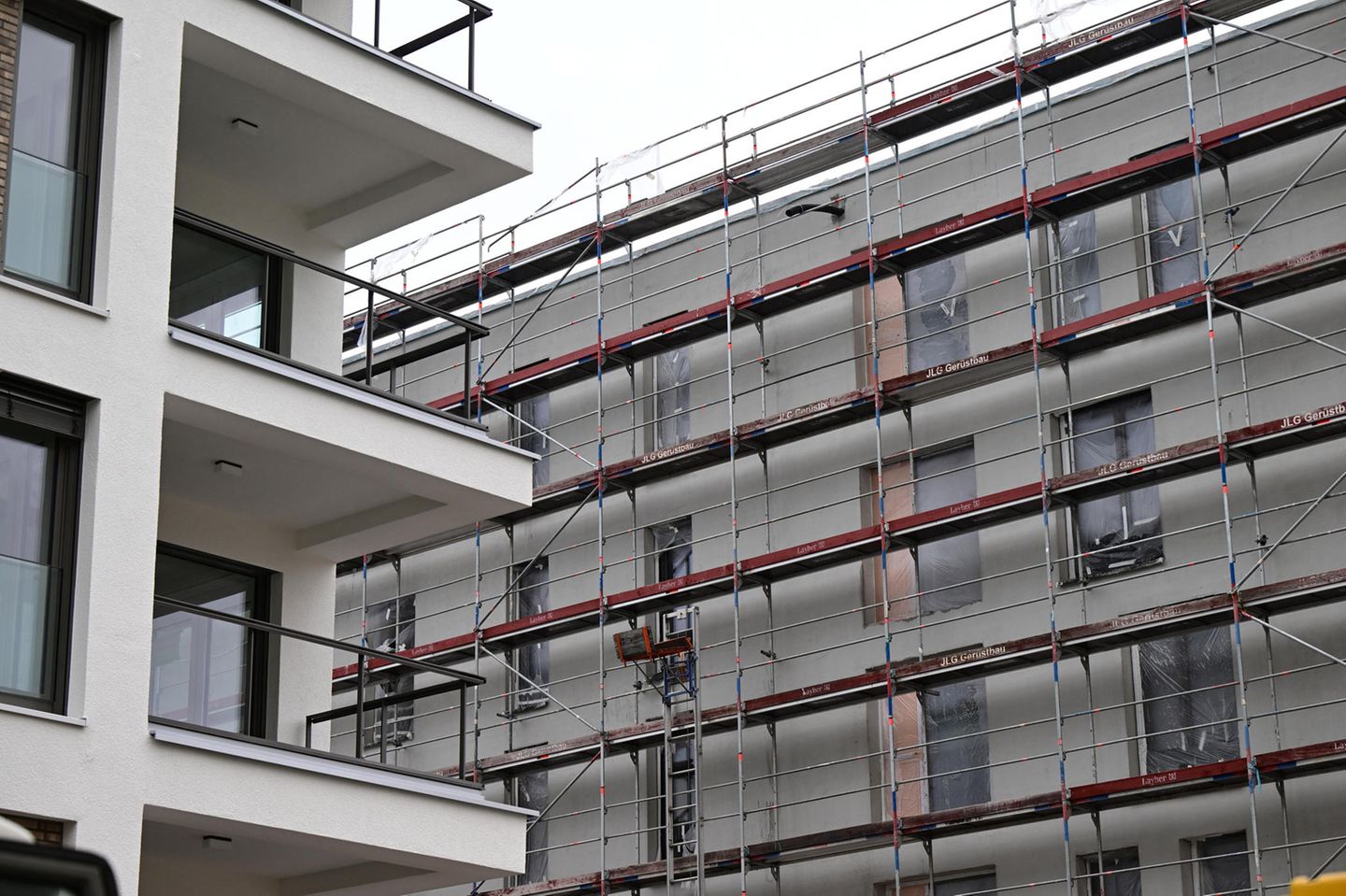 Baustelle in Stuttgart