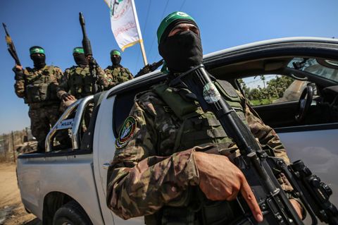Kämpfer der radikal-islamischen Terrorgruppe Hamas griffen Israel am 7. Oktober an