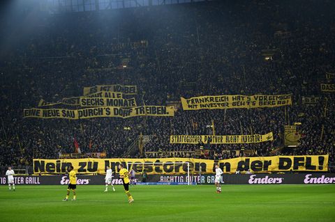 Fanproteste bei Borussia Dortmund gegen den geplanten Investoreneinstieg