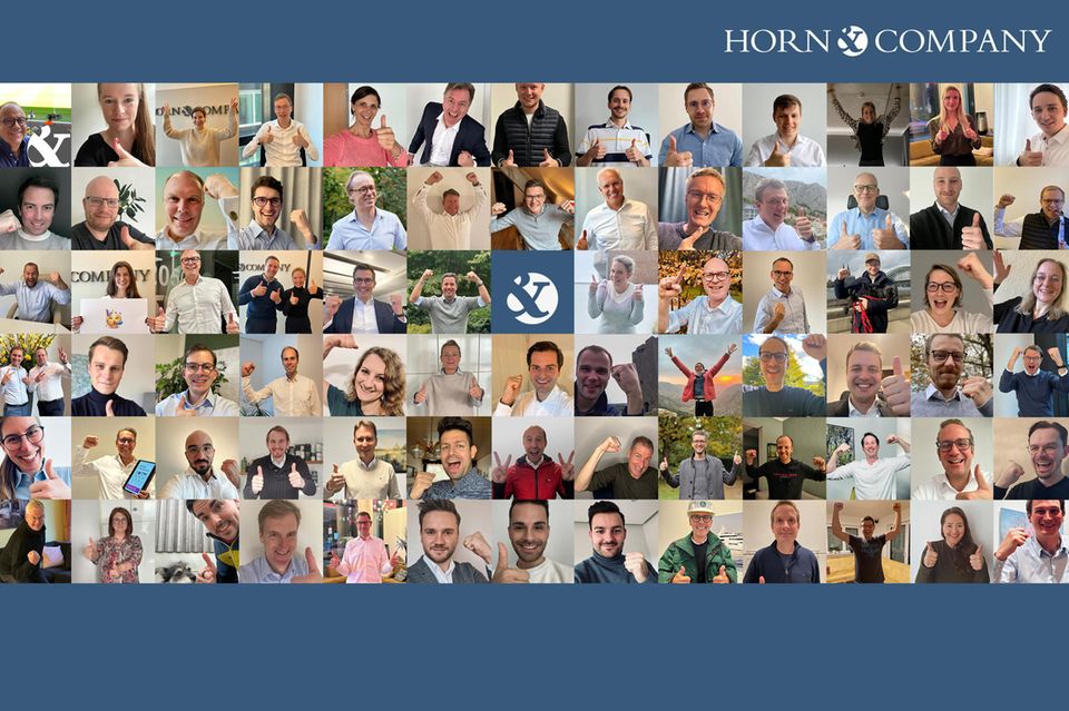 Horn & Company  Das Unternehmen berät im deutschsprachigen Raum und in Osteuropa. 2023 hat es sich mit der Schweizer Beratungsgesellschaft GEM zusammengeschlossen.