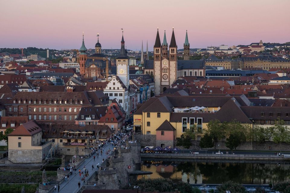 Blick auf Würzburg