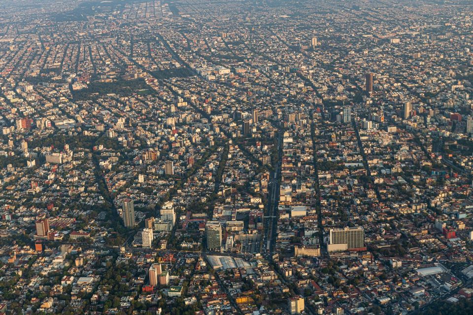 Luftaufnahme von Mexiko-Stadt