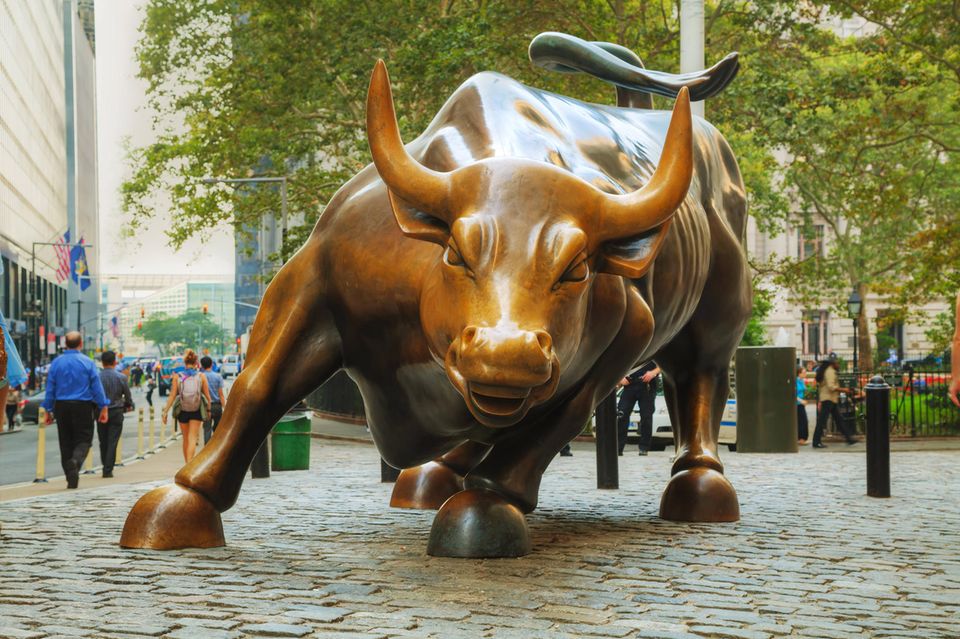 Die Bullen-Statue vor der New Yorker Börse