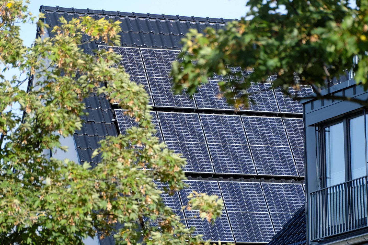 Photovoltaik auf einem Hausdach