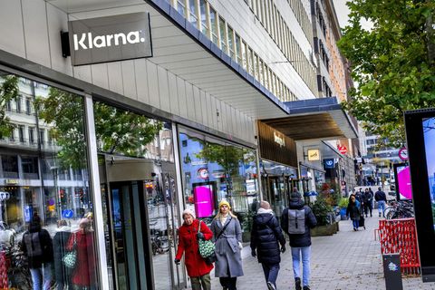 Eine Klarna-Filiale in Schweden