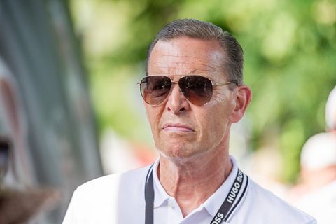 Daniel Grieder, der Boss von Boss, mit einer Sonnenbrille