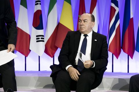 Axel Weber 2019 auf einer Konferenz des französischen Wirtschaftsministeriums