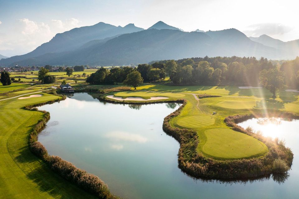 Der 18-Loch-Golfplatz ist neu und zählt zu den besten in Deutschland