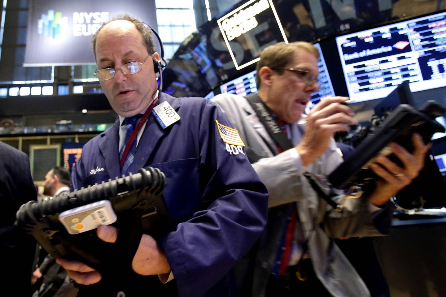 Händler an der Wall Street