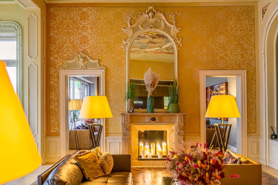 Empfangsbereich des Hotels Vitznauerhof