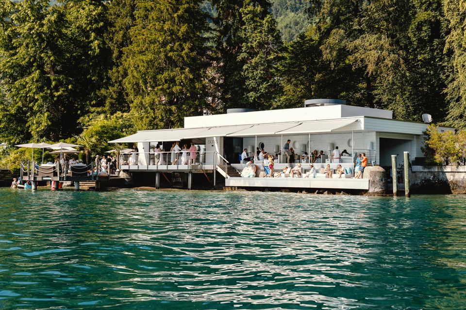 Das Gourmetrestaurant „Sens“ liegt direkt am Wasser.
