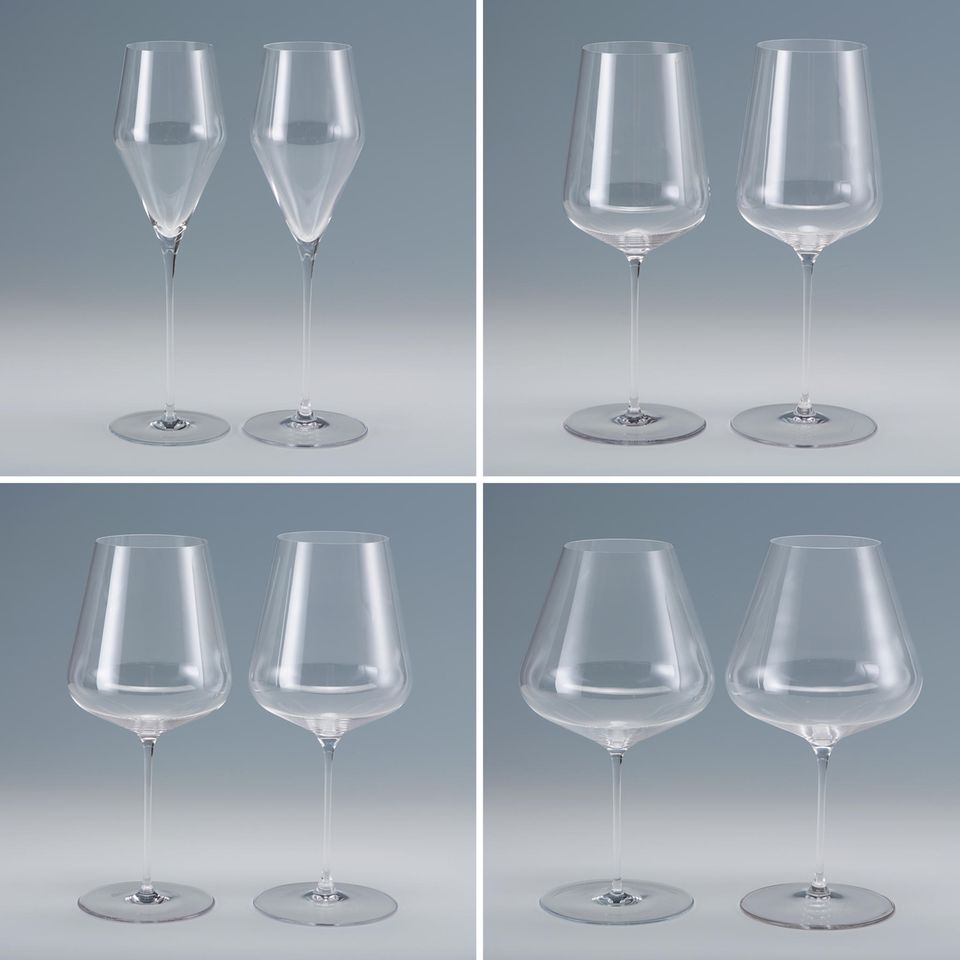 Vor 20 Jahren hat Zalto die mundgeblasene Glasserie „DENK’ART“ auf den Markt gebracht. Die Bayerischen Glaswerke brachten 2020 die maschinell gefertigte Glasserie „Definition“ heraus. Sie orientiere sich an zwei älteren eigenen Glasserien, behauptet das Unternehmen. „Keine der Firmen hat Designschutz angemeldet“, schreibt die Aktion Plagiarius. Der Verein vergibt den Preis seit 1977. Ein Klageverfahren gegen die Bayerischen Glaswerke ist anhängig. Unabhängig vom Ausgang befand die Jury, dass die Glastypen der Bayerischen Glaswerke (jeweils rechts) denen von Zalto (jeweils links) zum Verwechseln ähnlich sehen. Fairer Wettbewerb sehe anders aus. Die Bayerischen Glaswerke verwiesen in einer Stellungnahme auf „Nachahmungsfreiheit“, gesetzliches oder moralisches Unrecht liege nicht vor.