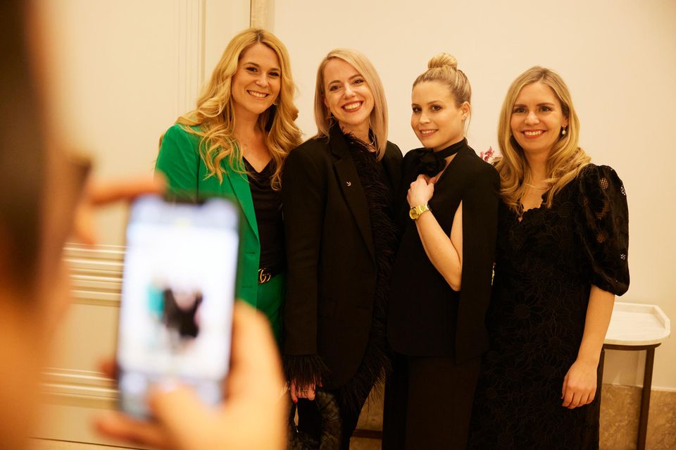Starkes Quartett: Lisa Niedzwiecki (Ad Alliance), Marie-Therese Adam (Rado), Carina Nocht (Tissot) und Olga Volkmann (Ad Alliance)