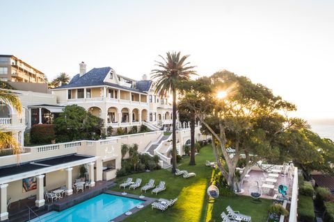 Mehr Blick: Das Ellerman House liegt eingebettet an einem Hang oberhalb des Atlantiks.